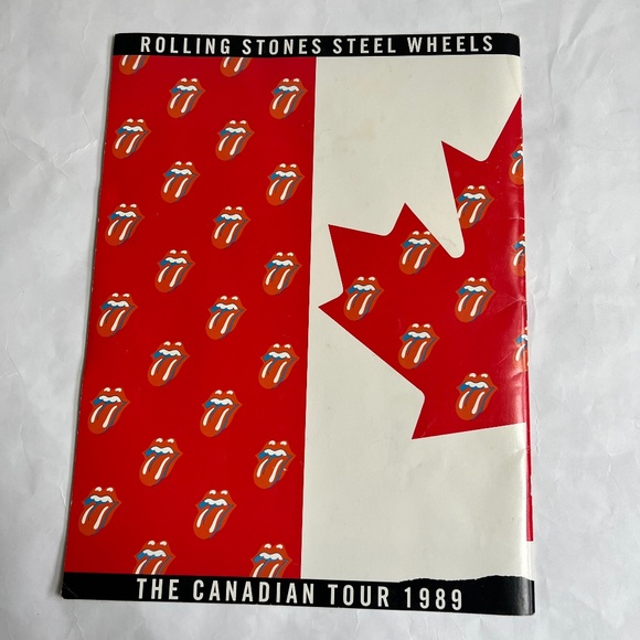 ROLLING STONES Concert Program Tour Book 12" x 16" STEEL WHEELS Canadian 1989 - Picture 3 of 11